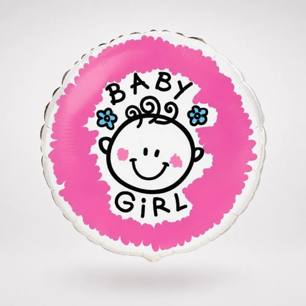 Куля з гелієм «Baby girl», 45 см